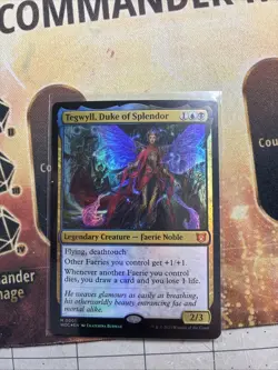Tegwyll, Duke of Splendor Wilds of Eldraine Commander Mythic Rare Card 01 - Image 1