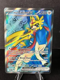 Pokemon TCG Journey Together Hops Zacian EX Card 176/159 Ultra Rare - Image 1