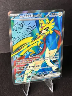 Pokemon TCG Journey Together Hops Zacian EX Card 176/159 Ultra Rare - Image 3