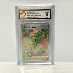 PSA CGA 9 Gardenia's Vigor GG61/GG70 - Crown Zenith - Graded Pokemon Card - Image 1