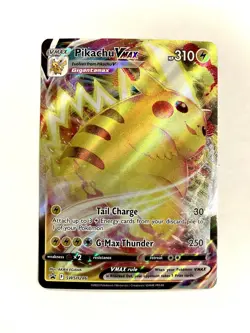 Pikachu VMAX SWSH286 Sword & Shield Black Star Promo Pokemon TCG Card NM - Image 1