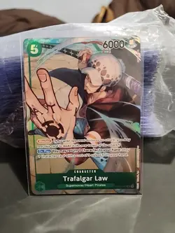 One Piece Card Game CCG TCG Trafalgar Law OP01-047 Alt Art Pre-errata Wave 1 - Image 1