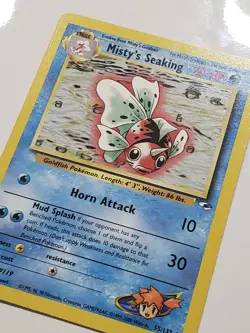 Misty's Seaking 55/132 - VLP / NM - Gym Heroes Pokemon Card $2 Flat Shipping - Image 2