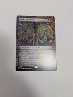 MTG - Grub's Command (Showcase) - Lorwyn Eclipsed NM/M Condition - Image 1