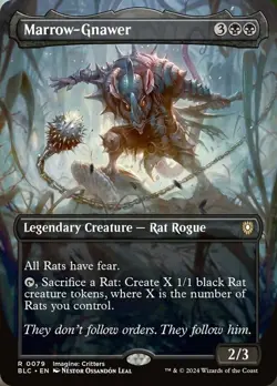 MTG Marrow-Gnawer - Foil - Borderless, NM-Mint, English Commander: Bloomburrow - Image 1