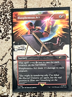 Blasphemous Act (1756) - Secret Lair Drop Series - 1756 - #Near Mint - Image 1