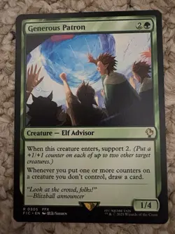 Generous Patron Commander: Final Fantasy Regular 0305 Magic The Gathering - Image 1
