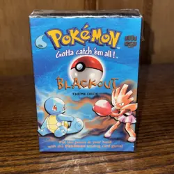 FACTORY SEALED Pokemon Base Set Blackout Theme Deck WOTC 742818060585 - Image 1