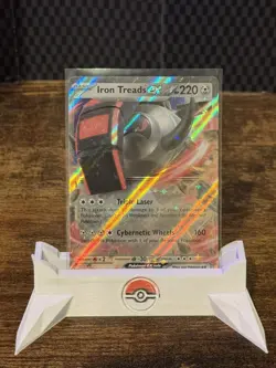 Pokemon TCG Iron Treads EX 143/198 Scarlet & Violet Base Set Holo NM - Image 1