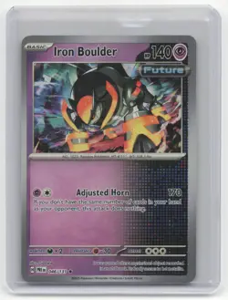 2025 Pokemon-Iron Boulder Masterball #046/131 Prismatic Evolutions- - Image 1