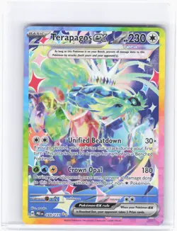 2025 Pokemon-Terapagos ex #169/131 Prismatic Evolutions-SIR Holo - Image 1