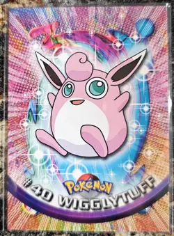 1999 Pokemon Topps Wigglytuff 40 Ungraded NM or Better - Image 1