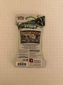Pokemon Sun & Moon CELESTIAL STORM Sleeved Booster Pack Rayquaza Artwork - Image 2