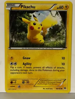 Pikachu 48/162 XY - BREAKthrough NM Pokemon Fast Shipping - Image 1