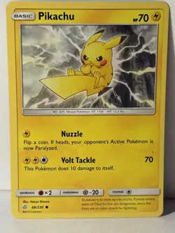 Pikachu 66/236 SM - Cosmic Eclipse NM Pokemon Fast Shipping - Image 1
