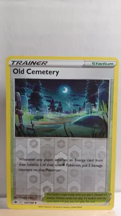 Old Cemetery [LP] - Pokemon TCG Chilling Reign 147/198 [Reverse Holo Uncommon] - Image 1