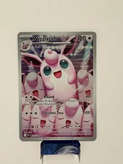NM Wigglytuff 105/094 Illustration Rare IR Pokemon Phantasmal Flames - Image 1