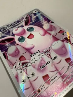 NM Wigglytuff 105/094 Illustration Rare IR Pokemon Phantasmal Flames - Image 3