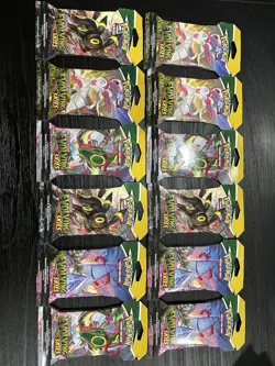 Lot of 12 Evolving Skies Sleeved Booster Packs Sealed Pokemon TCG - Image 1
