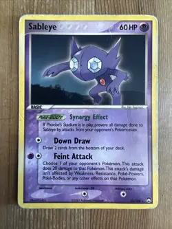 Sableye - 22/108 - Rare Pokemon EX Power Keepers Non Holo DMG - Image 1