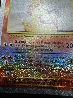 Pokemon - Rapidash - 60/110 - Legendary Collection - Reverse Holo - Vintage 2002 - Image 2
