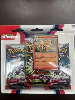 Pokemon TCG Scarlet Violet Booster Packs Sealed, 10-Pack - Image 1