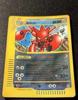Pokemon AQUAPOLIS - #32/147 Scizor - Reverse Holo - ITA - NM/M - Image 4