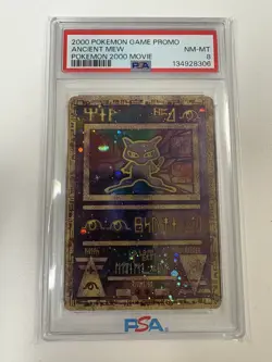 2000 POKEMON GAME MOVIE POKEMON 2000 MOVIE ANCIENT MEW PSA 8 (B) - Image 1