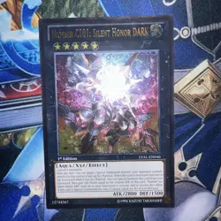 Yugioh Number C101: Silent Honor Dark - LVAL-046 Ultimate Rare 1st Ed NM - Image 1