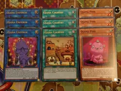 Yugioh Ojama Emperor/Country/Pink DUOV-EN033, GFTP-EN110, BLVO-EN036 Ult/Cmn - Image 1