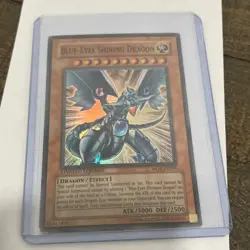 Yu-Gi-Oh! Blue-Eyes Shining Dragon MOV-EN001 Super Rare Limited Edition Effect - Image 1