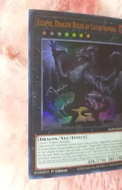 Yu-Gi-Oh! Eclipse, Dragon Ruler of Catastrophes Ultra Rare ALIN-EN048 1st Ed - Image 2