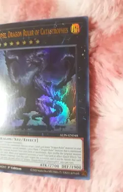 Yu-Gi-Oh! Eclipse, Dragon Ruler of Catastrophes Ultra Rare ALIN-EN048 1st Ed - Image 3