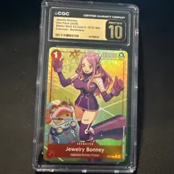 Jewelry Bonney (Parallel) ST21-004 Foil CGC PRISTINE 10 One piece TCG - Image 1