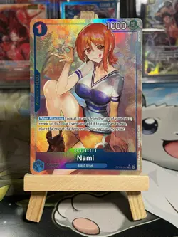 One Piece TCG Nami OP09-050 Rare Parallel Emperors in the New World - Image 1