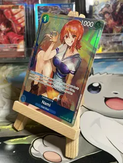 One Piece TCG Nami OP09-050 Rare Parallel Emperors in the New World - Image 2