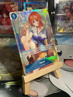 One Piece TCG Nami OP09-050 Rare Parallel Emperors in the New World - Image 3