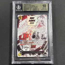 OP11-114 Gum-Gum Fire-Fist Pistol Red Hawk One Piece TCG BGS 10 Pristine Manga - Image 1