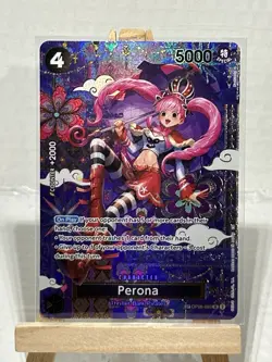 Perona OP06-093 OP14 SP Alternate Art Azure Sea's Seven One Piece English NM - Image 1
