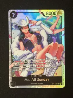 One Piece OP14-084 Super Rare Ms. All Sunday - Image 1