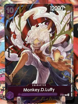 MONKEY D LUFFY - One Piece P-041 - PROMO - 1st Anniversary Tournament - Image 1