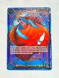 One Piece Buggy OP09-051 SP Gold Anniversary -The Azure Sea’s OP14 BL 10/PSA 10 - Image 1