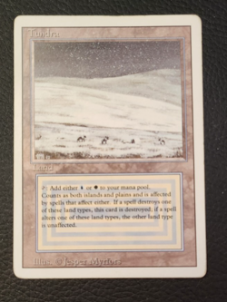 MTG TUNDRA Revised HP Magic The Gathering - Image 1