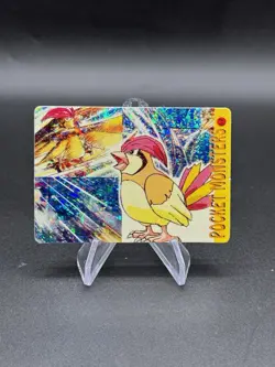 Pidgeotto Holo Pokemon Vintage Pocket Monsters Vending Prism Sticker 64 - Image 1