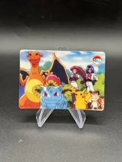 Pikachu Concert Holo Pokemon Vintage Pocket Monster Vending Prism Sticker 466 - Image 2