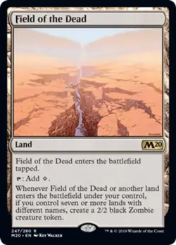 MTG Field of the Dead, Light Play, English Core Set 2020 - Image 1