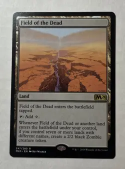 Field of the Dead X1 - NM- M20 Core Set 2020 MTG Magic The Gathering - Image 1