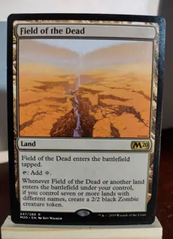 MTG Magic The Gathering Field Of The Dead Core Set 2020 LP Rare X1 - Image 1
