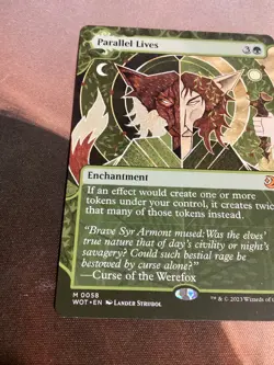 MTG Wilds of Eldraine Enchanting Tales Parallel Lives 58 Regular Mythic NM - Image 2