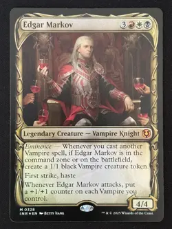 1x MTG Edgar Markov (Showcase, Foil) - Innistrad Remastered (INR) #328 - Magic - Image 1
